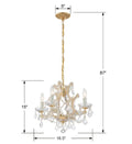 CRYSTORAMA, MARIA THERESA CHANDELIER, CHANDELIER LIGHT