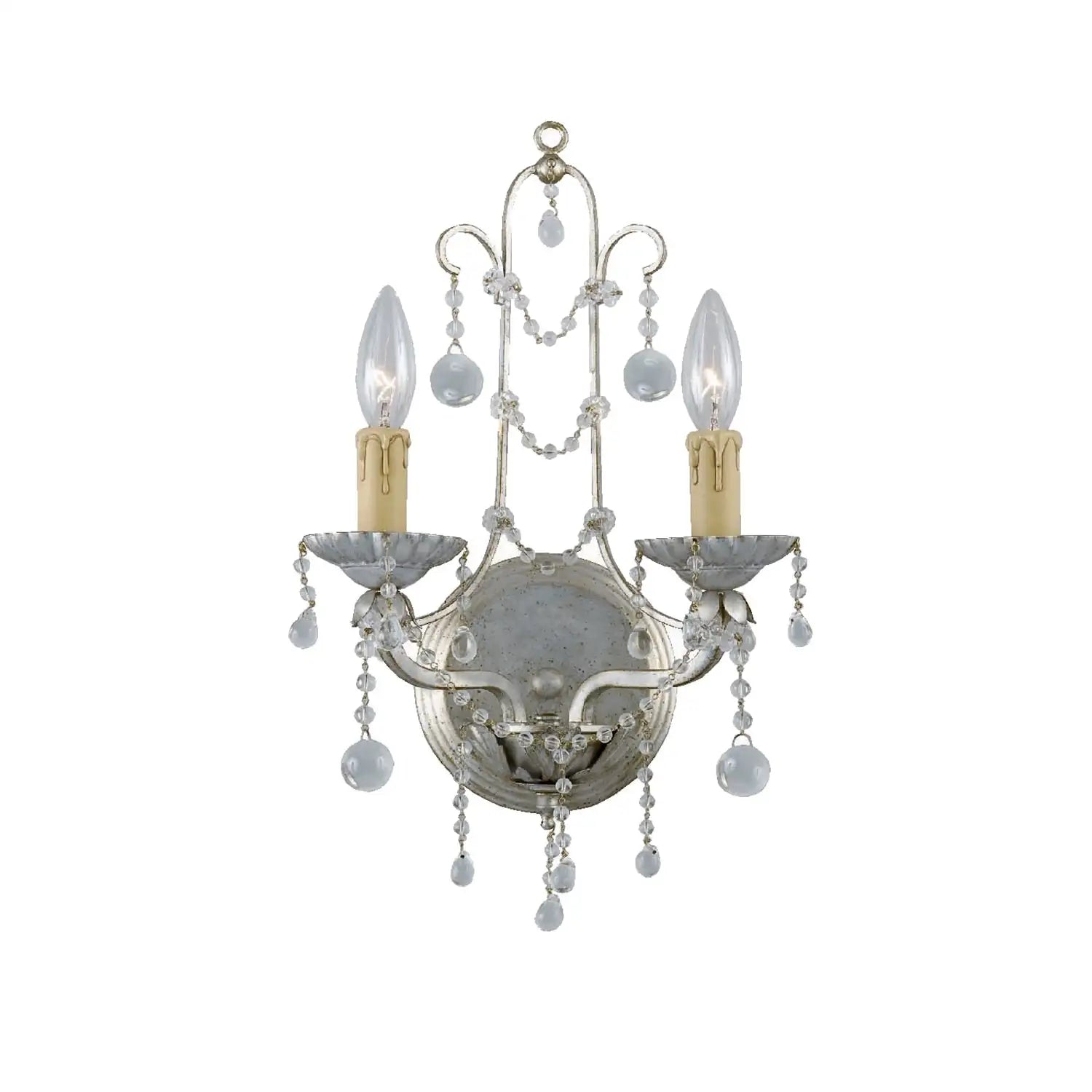 CRYSTORAMA, PARIS MARKET LEAF SCONCE, WALL SCONCES