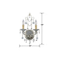 CRYSTORAMA, PARIS MARKET LEAF SCONCE, WALL SCONCES