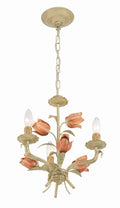 CRYSTORAMA, SOUTHPORT SAGE ROSE CHANDELIER, CHANDELIER LIGHT