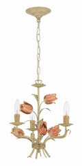 CRYSTORAMA, SOUTHPORT SAGE ROSE CHANDELIER, CHANDELIER LIGHT