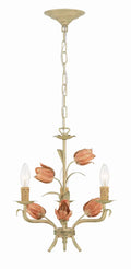 CRYSTORAMA, SOUTHPORT SAGE ROSE CHANDELIER, CHANDELIER LIGHT