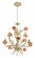 CRYSTORAMA, SOUTHPORT SAGE ROSE CHANDELIER, CHANDELIER LIGHT