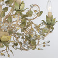 CRYSTORAMA, JOSIE CHAMPAGNE GREEN TEA CHANDELIER, CHANDELIER LIGHT