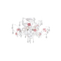 CRYSTORAMA, LOLA WET SEMI FLUSH MOUNT, FLUSH MOUNT CEILING LIGHTS