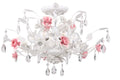 CRYSTORAMA, LOLA WET SEMI FLUSH MOUNT, FLUSH MOUNT CEILING LIGHTS