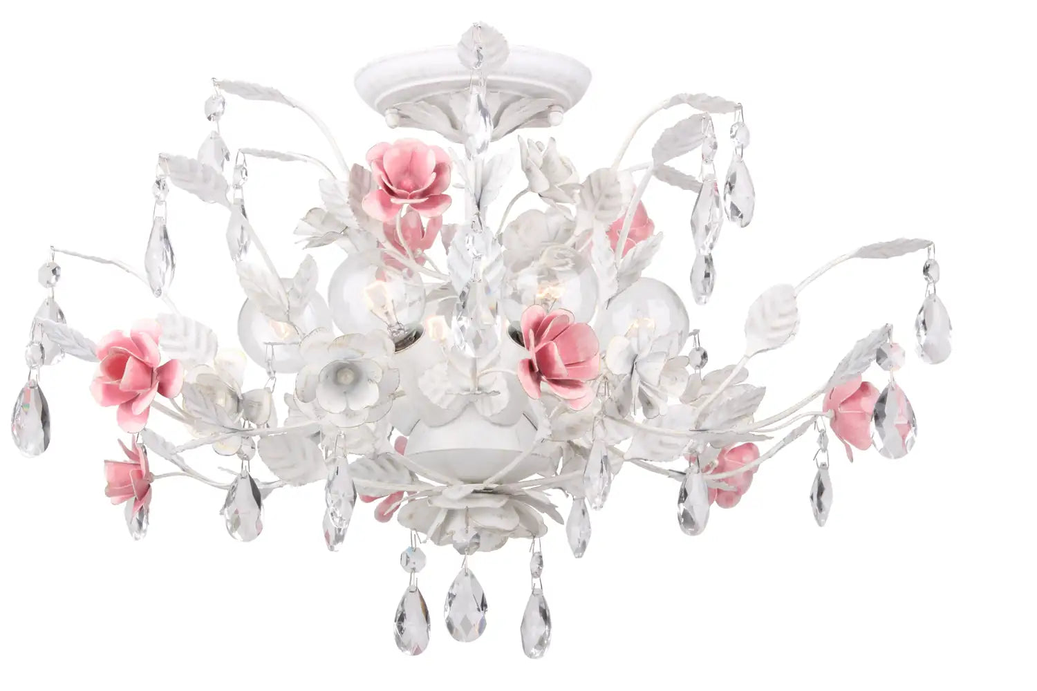 CRYSTORAMA, LOLA WET SEMI FLUSH MOUNT, FLUSH MOUNT CEILING LIGHTS
