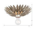 CRYSTORAMA, BROCHE FLUSH MOUNT, FLUSH MOUNT CEILING LIGHTS