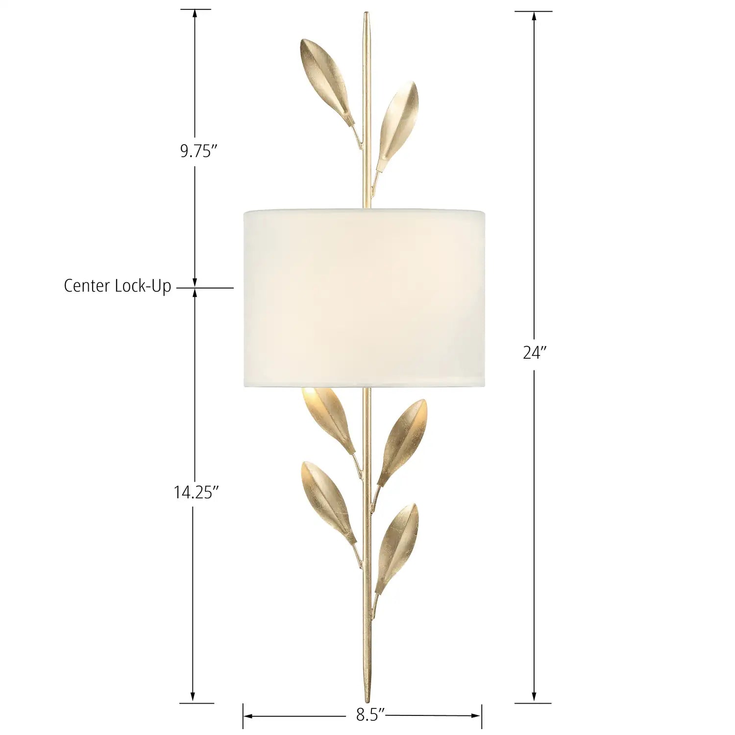 CRYSTORAMA, BROCHE SCONCE, WALL SCONCES