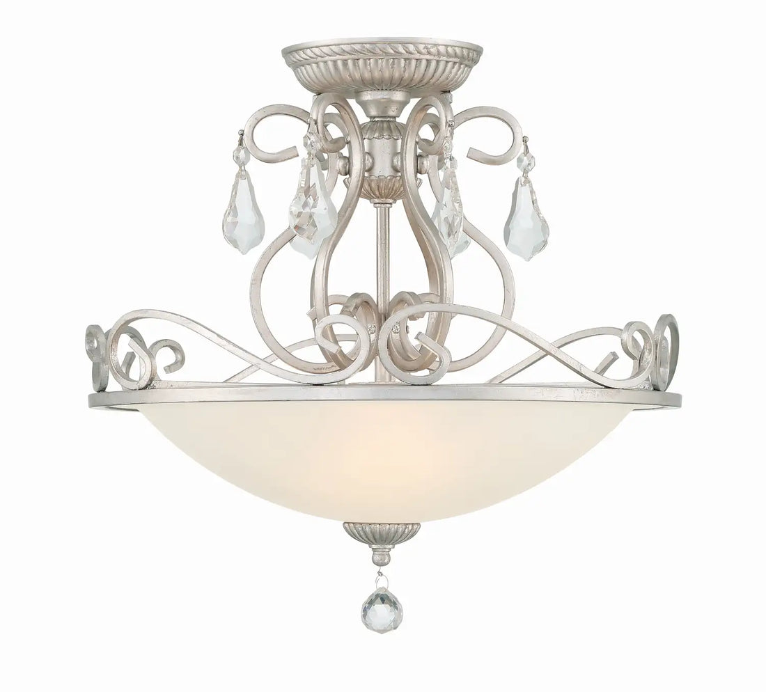 CRYSTORAMA, ASHTON SEMI FLUSH MOUNT, FLUSH MOUNT CEILING LIGHTS