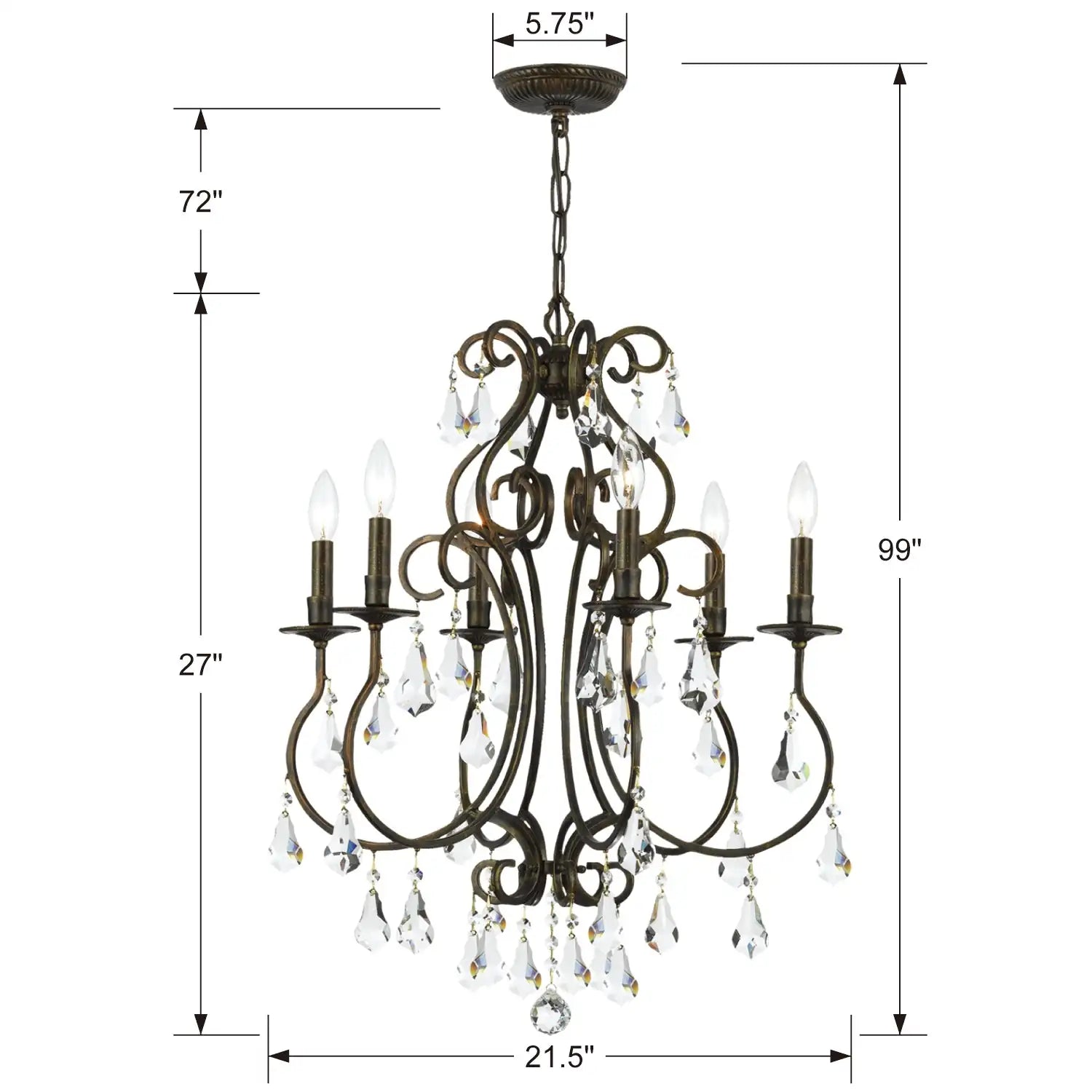 CRYSTORAMA, ASHTON CHANDELIER, CHANDELIER LIGHT