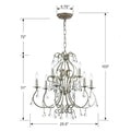 CRYSTORAMA, ASHTON CHANDELIER, CHANDELIER LIGHT
