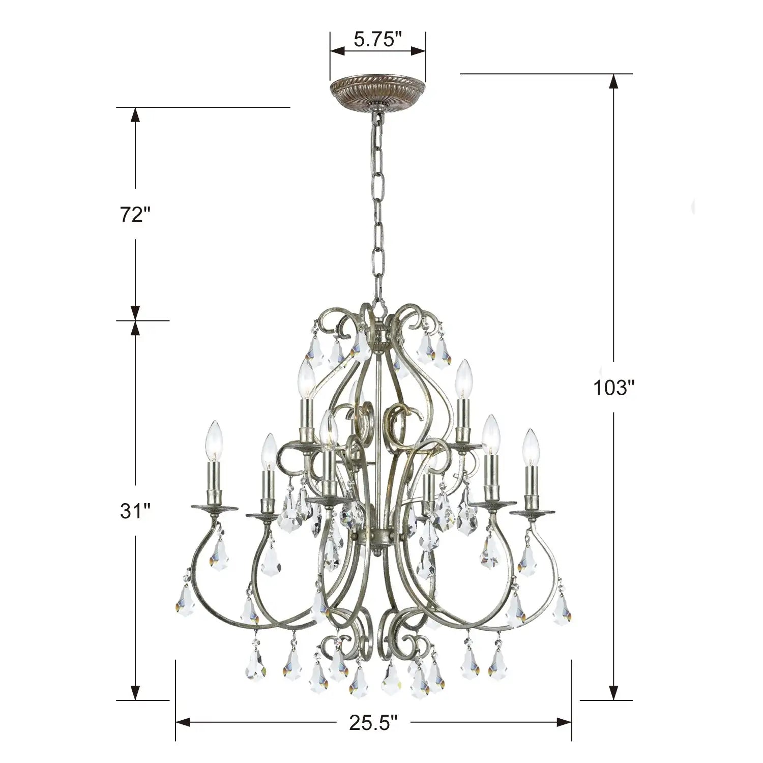 CRYSTORAMA, ASHTON CHANDELIER, CHANDELIER LIGHT
