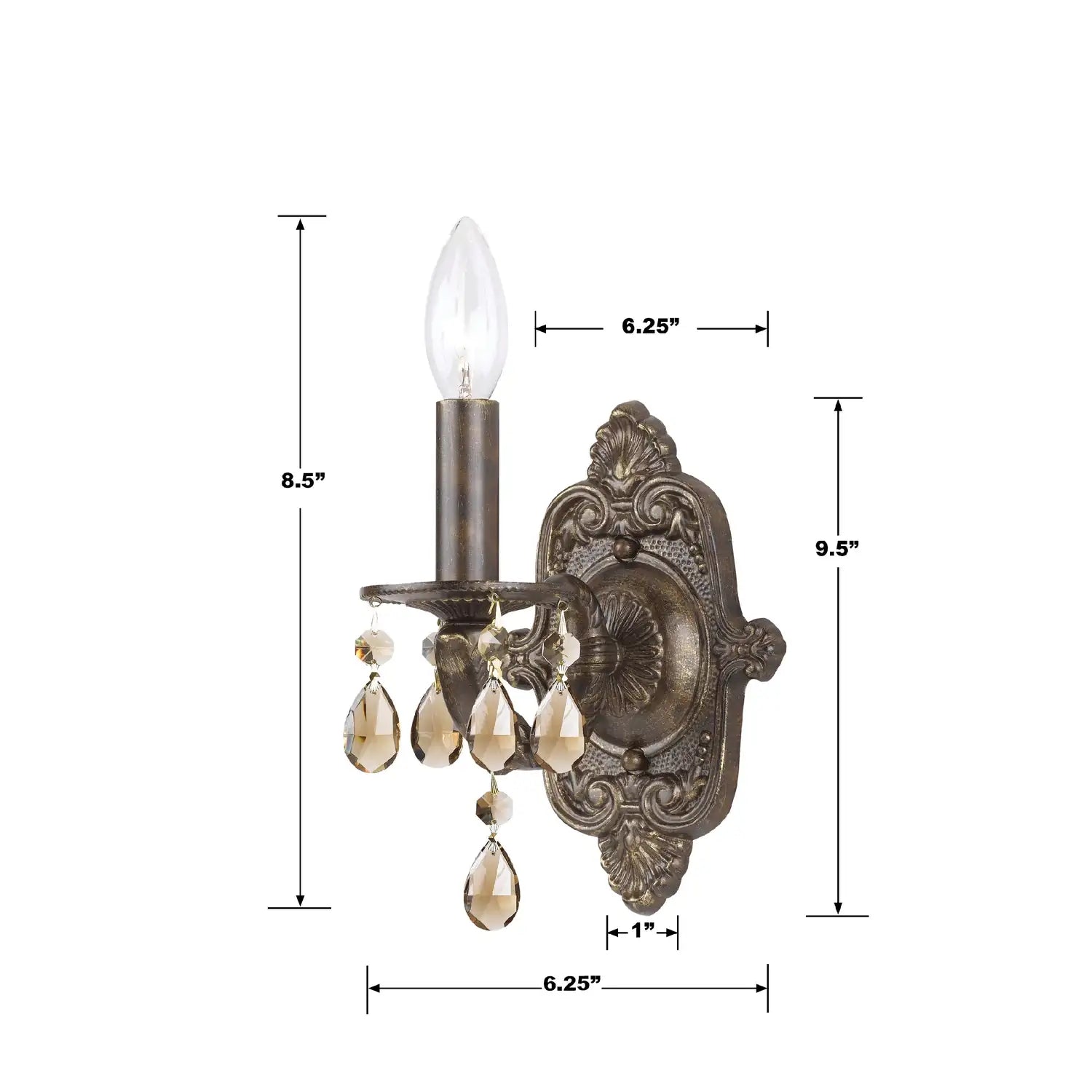 CRYSTORAMA, PARIS MARKET VENETIAN SCONCE, WALL SCONCES