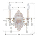 CRYSTORAMA, PARIS MARKET SCONCE, WALL SCONCES