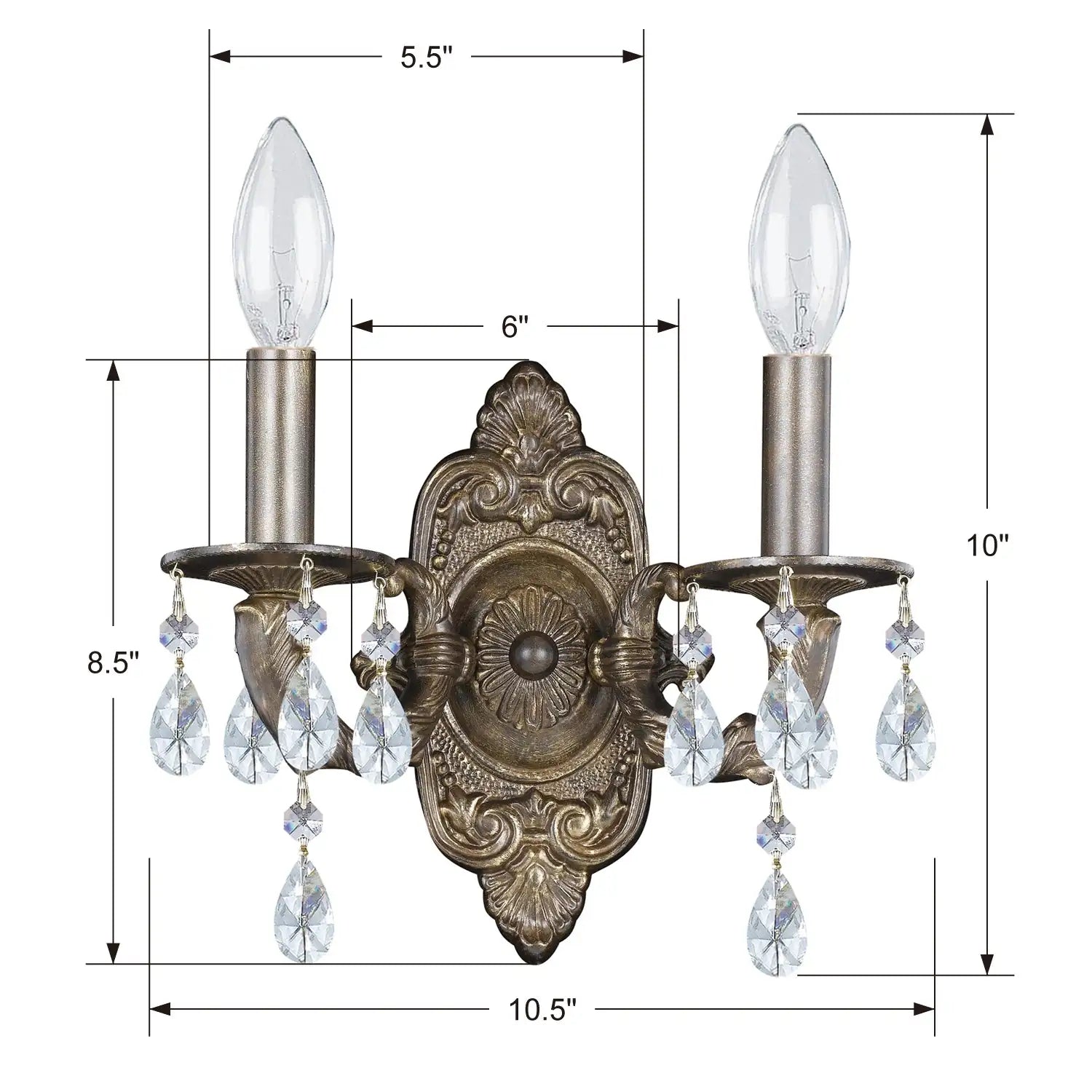 CRYSTORAMA, PARIS MARKET VENETIAN SCONCE, WALL SCONCES