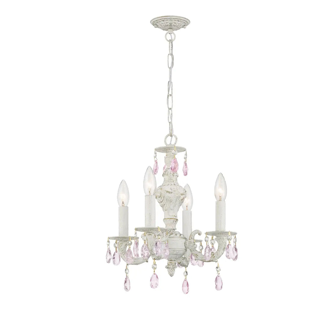 CRYSTORAMA, PARIS MARKET ROSE CRYSTAL CHANDELIER, CHANDELIER LIGHT