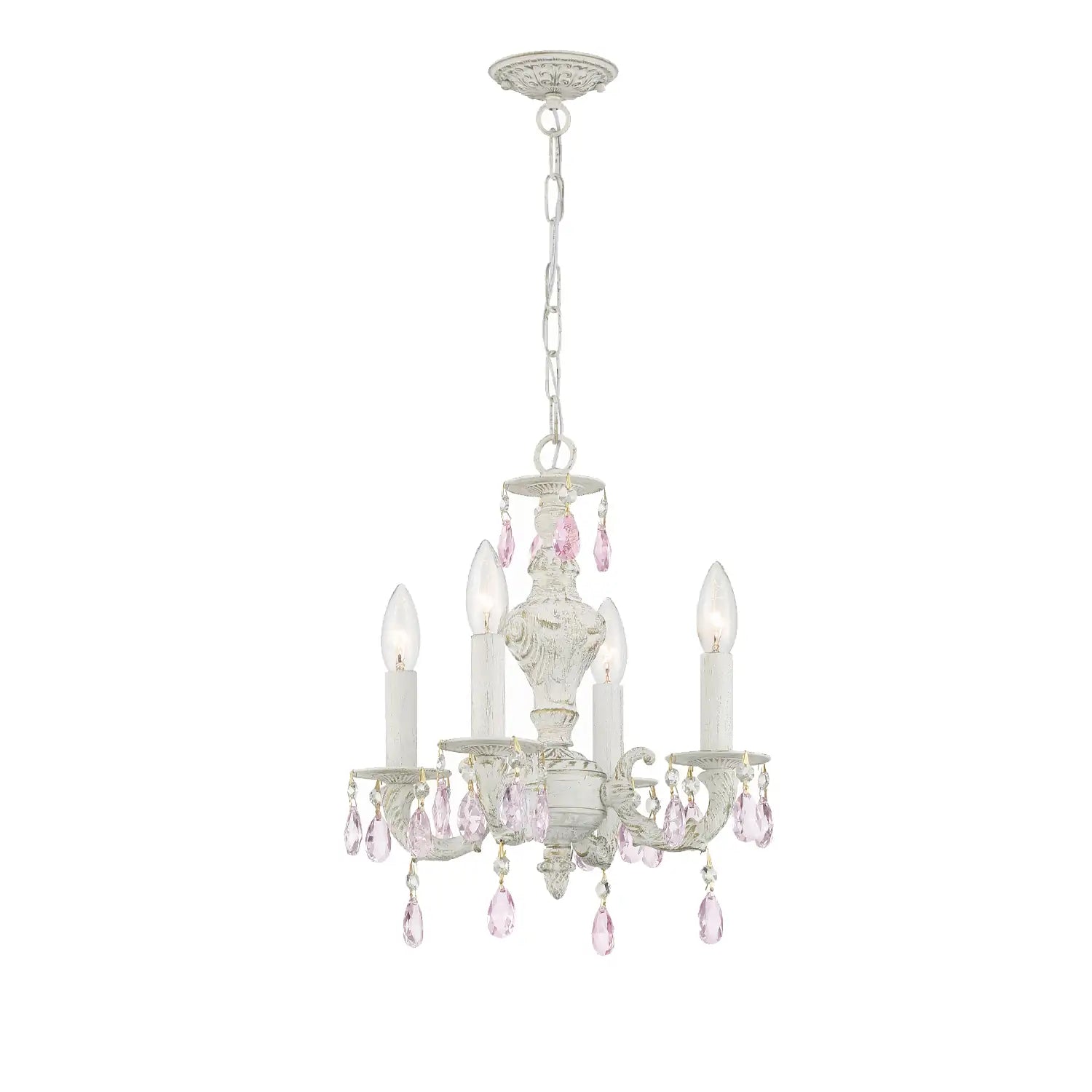 CRYSTORAMA, PARIS MARKET ROSE CRYSTAL CHANDELIER, CHANDELIER LIGHT