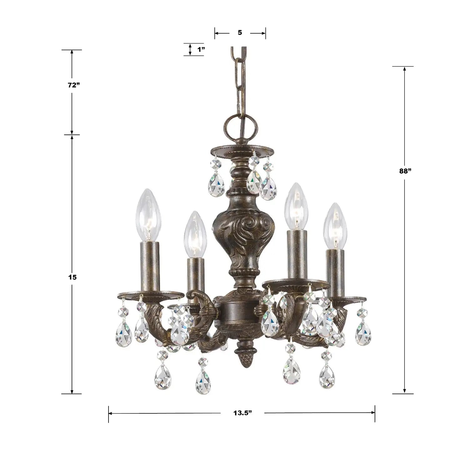CRYSTORAMA, PARIS MARKET VENETIAN CHANDELIER, CHANDELIER LIGHT