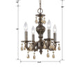 CRYSTORAMA, PARIS MARKET VENETIAN CHANDELIER, CHANDELIER LIGHT