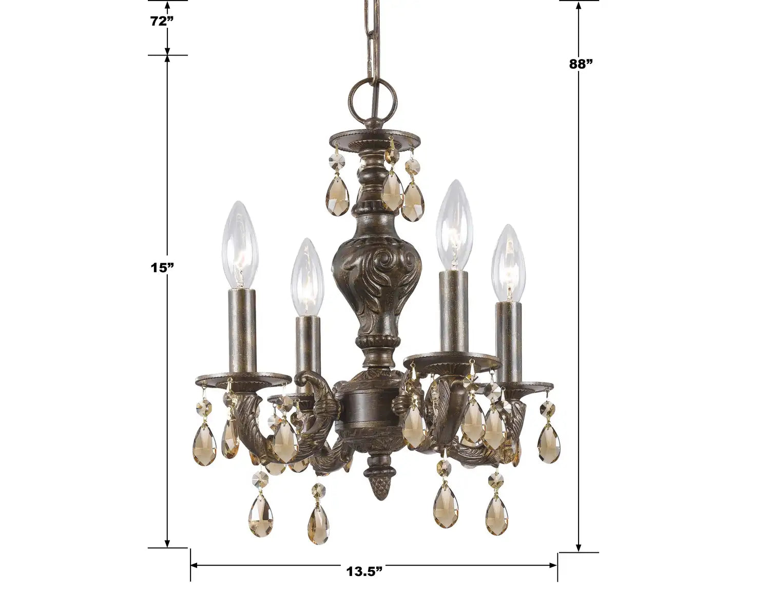 CRYSTORAMA, PARIS MARKET VENETIAN CHANDELIER, CHANDELIER LIGHT