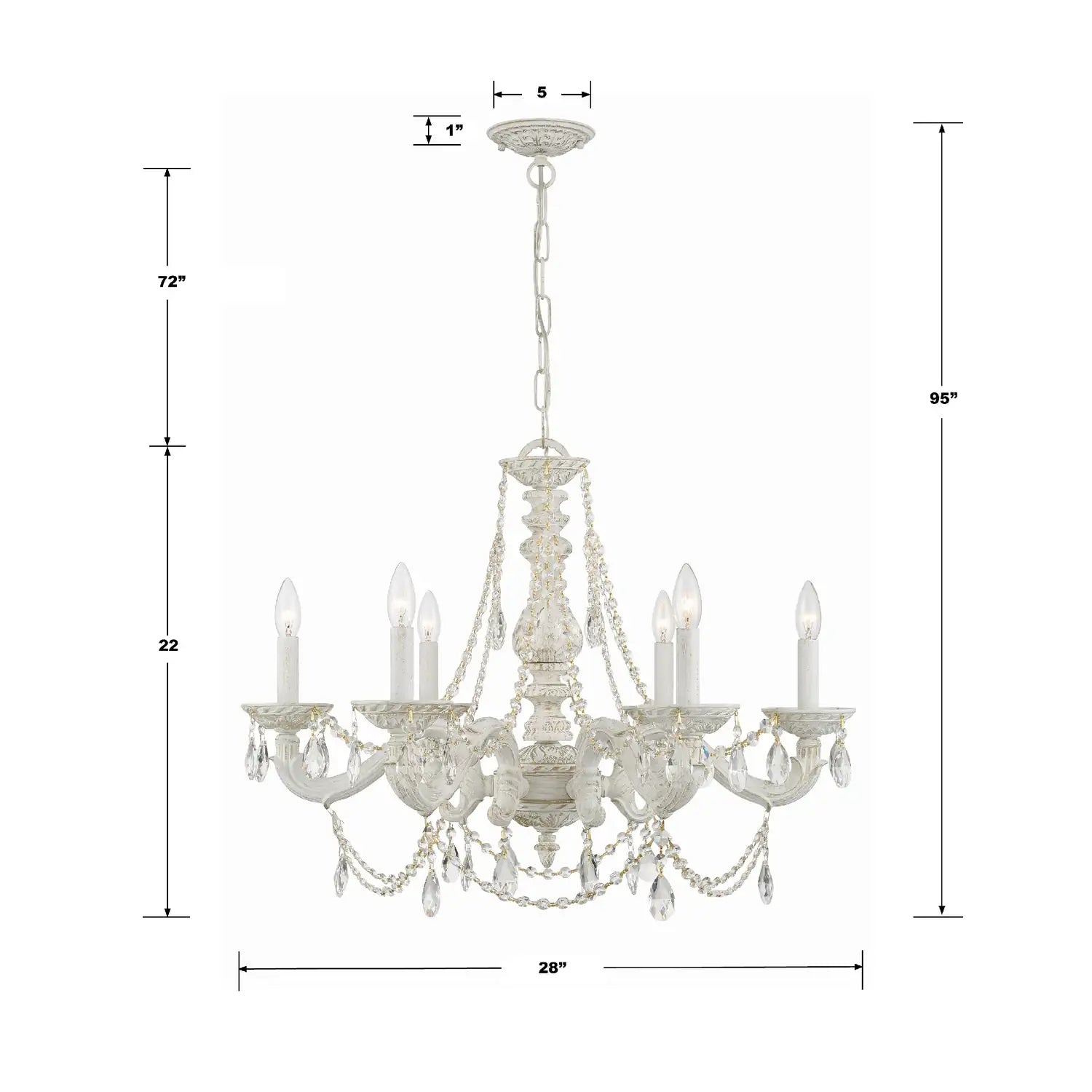 CRYSTORAMA, PARIS MARKET CHANDELIER, CHANDELIER LIGHT