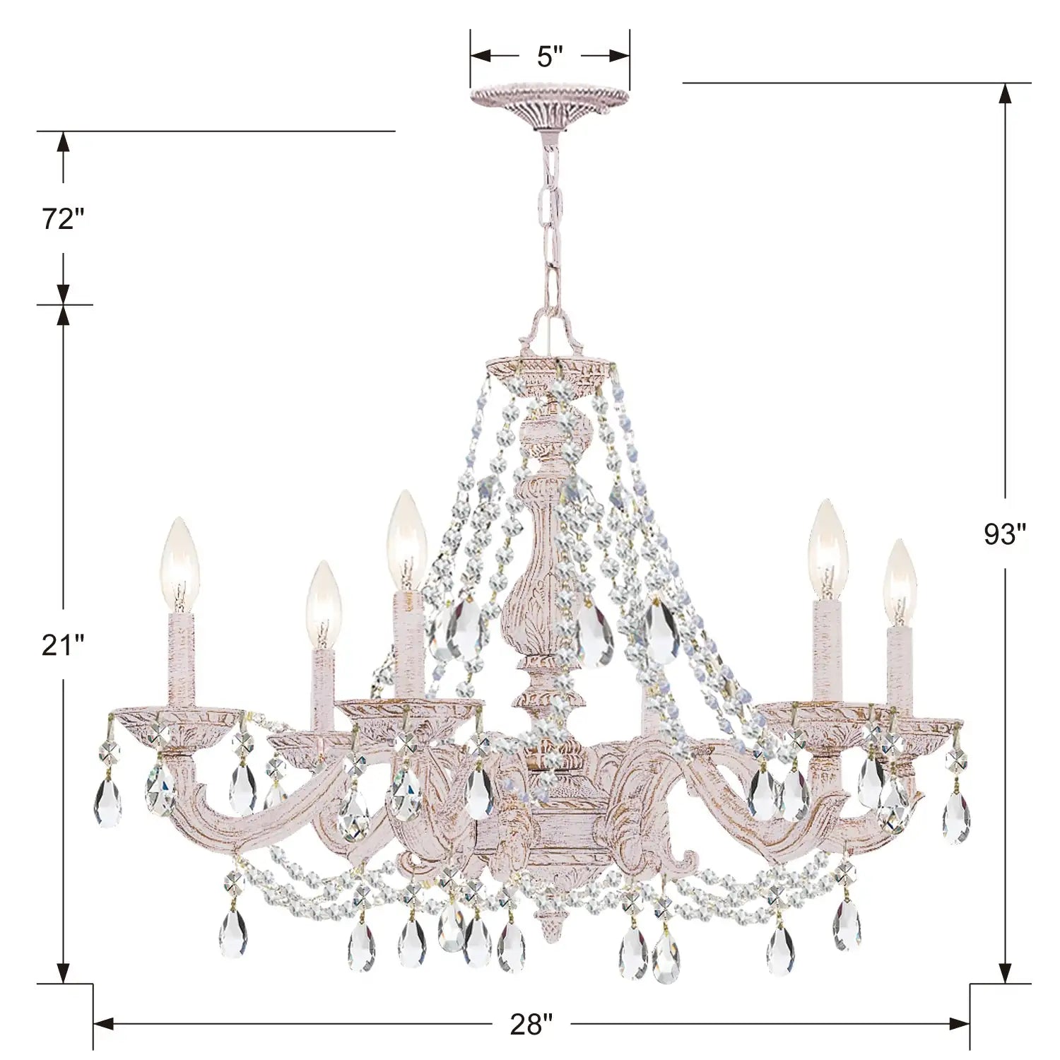 CRYSTORAMA, PARIS MARKET CHANDELIER, CHANDELIER LIGHT