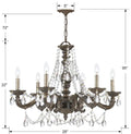 CRYSTORAMA, PARIS MARKET VENETIAN CHANDELIER, CHANDELIER LIGHT