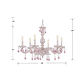 CRYSTORAMA, PARIS MARKET ROSE CRYSTAL CHANDELIER, CHANDELIER LIGHT