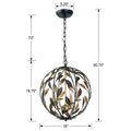 CRYSTORAMA, BROCHE SPHERE CHANDELIER, CHANDELIER LIGHT