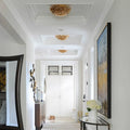 CRYSTORAMA, BROCHE SEMI FLUSH MOUNT, FLUSH MOUNT CEILING LIGHTS