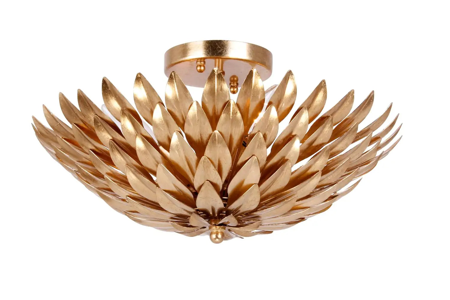 CRYSTORAMA, BROCHE SEMI FLUSH MOUNT, FLUSH MOUNT CEILING LIGHTS