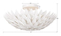 CRYSTORAMA, BROCHE SEMI FLUSH MOUNT, FLUSH MOUNT CEILING LIGHTS