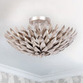 CRYSTORAMA, BROCHE SEMI FLUSH MOUNT, FLUSH MOUNT CEILING LIGHTS 