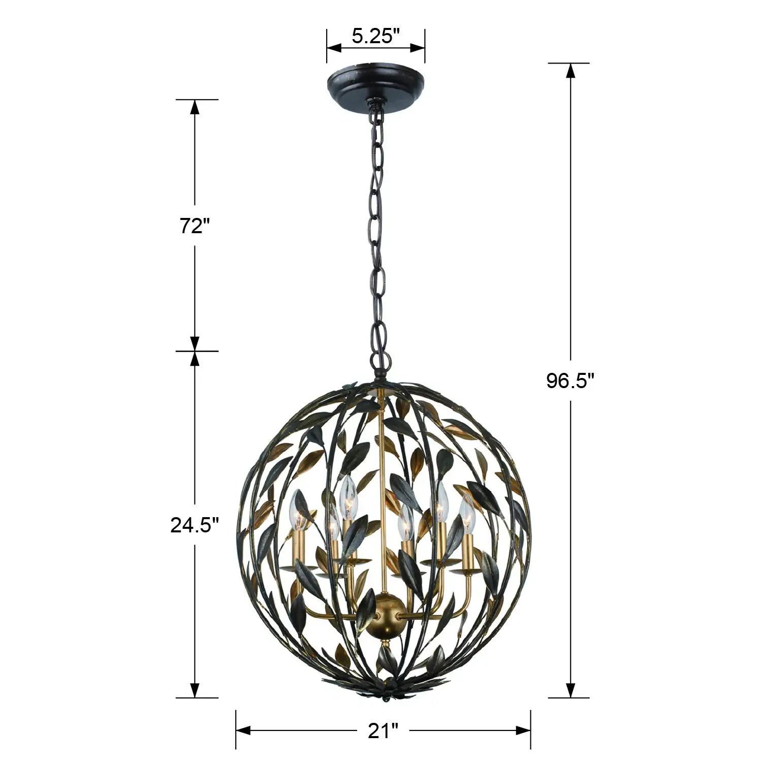 CRYSTORAMA, BROCHE SPHERE CHANDELIER, CHANDELIER LIGHT