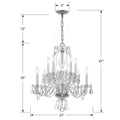 CRYSTORAMA, TRADITIONAL CRYSTAL CHANDELIER, CHANDELIER LIGHT
