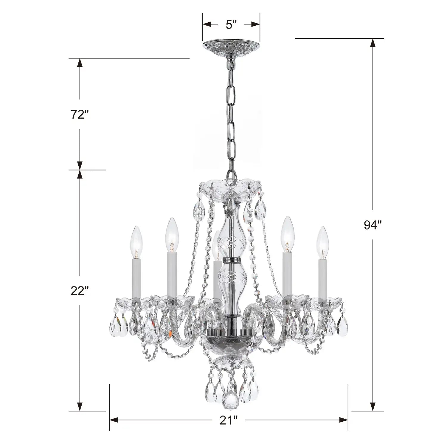 CRYSTORAMA, TRADITIONAL CRYSTAL CRYSTAL CHANDELIER, CHANDELIER LIGHT