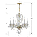 CRYSTORAMA, TRADITIONAL CRYSTAL CHANDELIER, CHANDELIER LIGHT