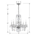 CRYSTORAMA, TRADITIONAL CRYSTAL CRYSTAL CHANDELIER, CHANDELIER LIGHT