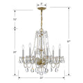 CRYSTORAMA, TRADITIONAL CRYSTAL CRYSTAL CHANDELIER, CHANDELIER LIGHT