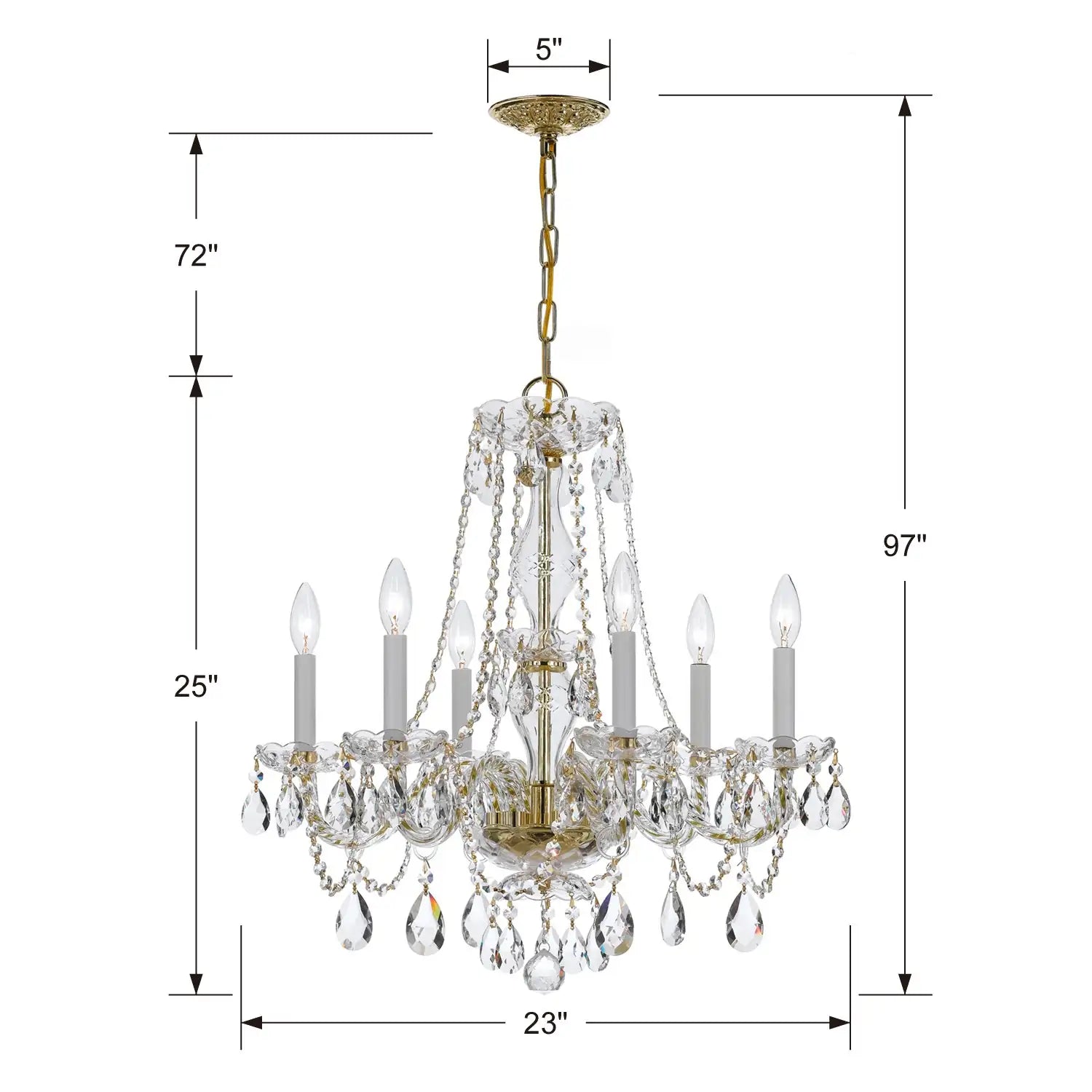 CRYSTORAMA, TRADITIONAL CRYSTAL CRYSTAL CHANDELIER, CHANDELIER LIGHT