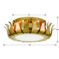 CRYSTORAMA, BROCHE FLUSH MOUNT, FLUSH MOUNT CEILING LIGHTS