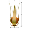 CRYSTORAMA, BROCHE SCONCE, WALL SCONCES