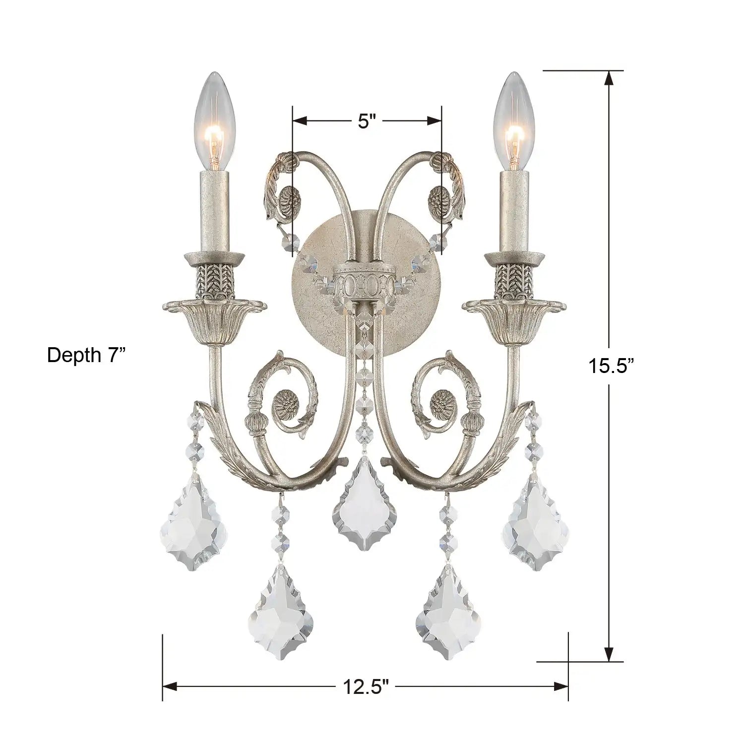 CRYSTORAMA, REGIS SCONCE, WALL SCONCES