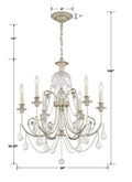 CRYSTORAMA, REGIS CHANDELIER, CHANDELIER LIGHT