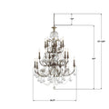 CRYSTORAMA, REGIS CHANDELIER, CHANDELIER LIGHT