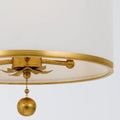 CRYSTORAMA, BROCHE SEMI FLUSH MOUNT, FLUSH MOUNT CEILING LIGHTS