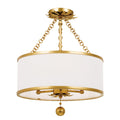 CRYSTORAMA, BROCHE SEMI FLUSH MOUNT, FLUSH MOUNT CEILING LIGHTS 