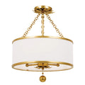 CRYSTORAMA, BROCHE SEMI FLUSH MOUNT, FLUSH MOUNT CEILING LIGHTS