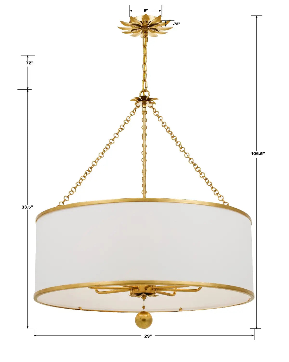CRYSTORAMA, BROCHE CHANDELIER, CHANDELIER LIGHT